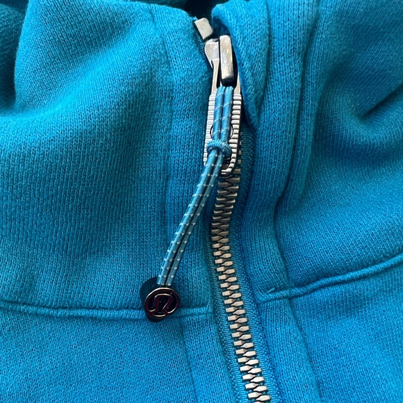 NWT Scuba Oversized 1/2 Zip Hoodie Color Capri - Picture 10 of 11